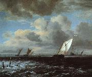 Jacob van Ruisdael Rough Sea Sweden oil painting reproduction